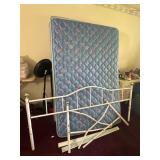 Full Size Mattress & Box Springs w/White