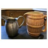 McCoy Pottery Pitcher featuring a Rustic Cider