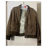 Sz S Rock Creek Leather Bomber Jacket