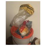 Fishing Bucket & Chum & Get & rope