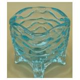 PartyLite P8164 Mediterranean Blue Votive Glass