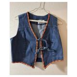 Sz: S, Western Heritage, Vintage Denim Vest