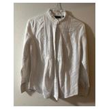 Sz: M, Pintuck Blouse Featuring Collar