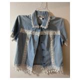 Sz: M, Vintage Denim Blouse/Jacket