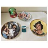 10K Gold Scarecrow Charm, Wizard of Oz Plates &