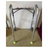 Medical Deluxe Folding Walker with 5" Front