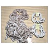 Unfinished Project &  (2) New 11yd Cotton Ropes,