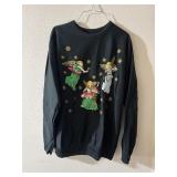 Sz, S, Angel Crewneck Sweatshirt Print