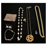 (3) Necklaces,  Baby Bracelet, (2) Prs Ea