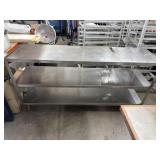 68'x18ï¿½x28ï¿½ 3 Tier Stainless Steel Aluminum Table