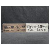 (2) New Decorative Signs