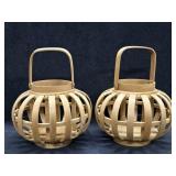 (2) Lantern Candle Holders