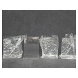 (4) NEW 5x7 Clear Acrylic Sign Holders
