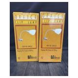 (2) NIB 24' Adesso Office Clip Lamps
