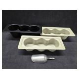(3) Restaurant Flatware Organizers