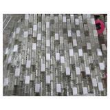 (7) Glass Mosaic Tile Sheets