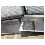 48' x 32' Stainless Steel Commercial Utility Sink