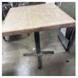 25.5'x25.5'x25.5' Restaurant Table Cast Iron Base