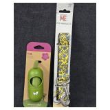 NWT 4' Minion Leash & Earth Rated Dog Waste Bag