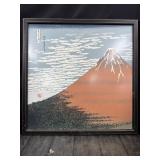 26' x 26' Framed Replica of Katsushika Hokusai's