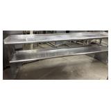 72'x26ï¿½x12ï¿½ Double Tier Stainless Steel Storage