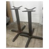 (2) 28' Commercial Restaurant Table Bases