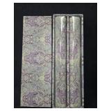 NEW (2) Rolls of Paisley-patterned Wrapping Paper