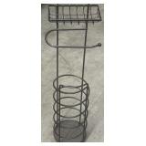 25.5' Bronze-finish Metal Freestanding Toilet