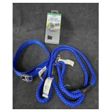 NWT 6' Braided Leash, 26' Collar & Large Muzzle