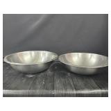 (2) 15.5' Stainless Mixing Bowls