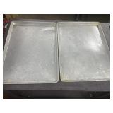 (2) 22'x16ï¿½ Aluminum Baking Sheet Pans