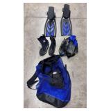 Sz XS TUSA X-Pert Zoom Z3 Fins, Water Shoes