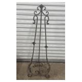 51' Wrought Iron Easel Fleur-de-lis Accents