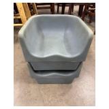 (2) Restaurant Booster Seats