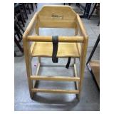 Solid Wood Baby Restaurant High Chair