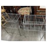 (2) 23'x13.5'x30' 3 Tier Wire Shelving Rack