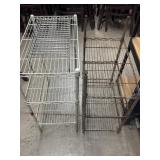 (2) 23'x13.5'x30' 3 Tier Wire Shelving Rack