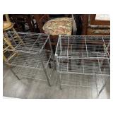(2) 23'x13.5'x30' 3 Tier Wire Shelving Rack