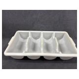 Grey Flatware Bins