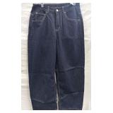 NWOT Sz S Men's Dark Wash Jeans Wide Leg cut