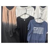 (5) Sz L Assorted Tops