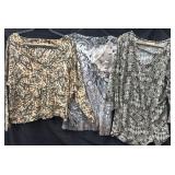 (3) Sz XL Long Sleeve Printed Shirts