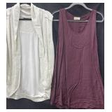 (2) Sz XS Sleeveless Dress & Cardigan
