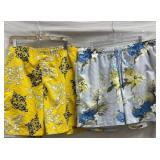 Sz L Redsand & XL Tommy Bahama Swim Trunks