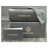Versace Eyeglass Sunglass Hard Black Case With