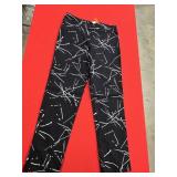 Sz 8 Krazy Larry Black Pull On Pants with a W