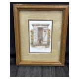 9.5' x 11.5' VTG Framed Art Print ï¿½Star Gazeï¿½ by