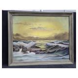 33'ï¿½27' Seascape Oil on Canvas