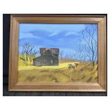 19' x 14.5' VTG Landscape Oil Painting