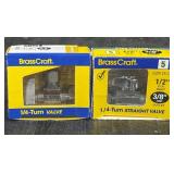 (2) BRASSCRAFT No.5  G2R12 C1 1/2' INLET / 3/8'